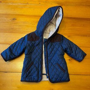 Light weight Jacadi puffer jacket with corduroy details (6M)